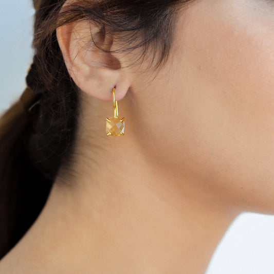 Delicate Citrine Earrings