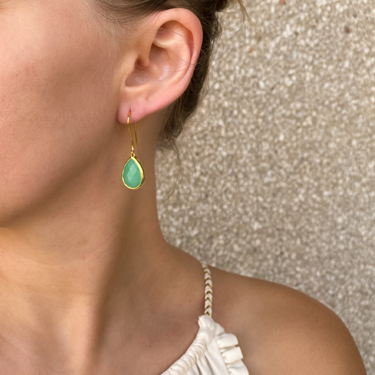 Chrysoprase Drop earrings