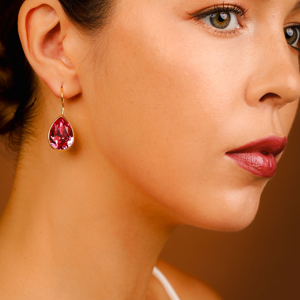 Rose Drop Earrings