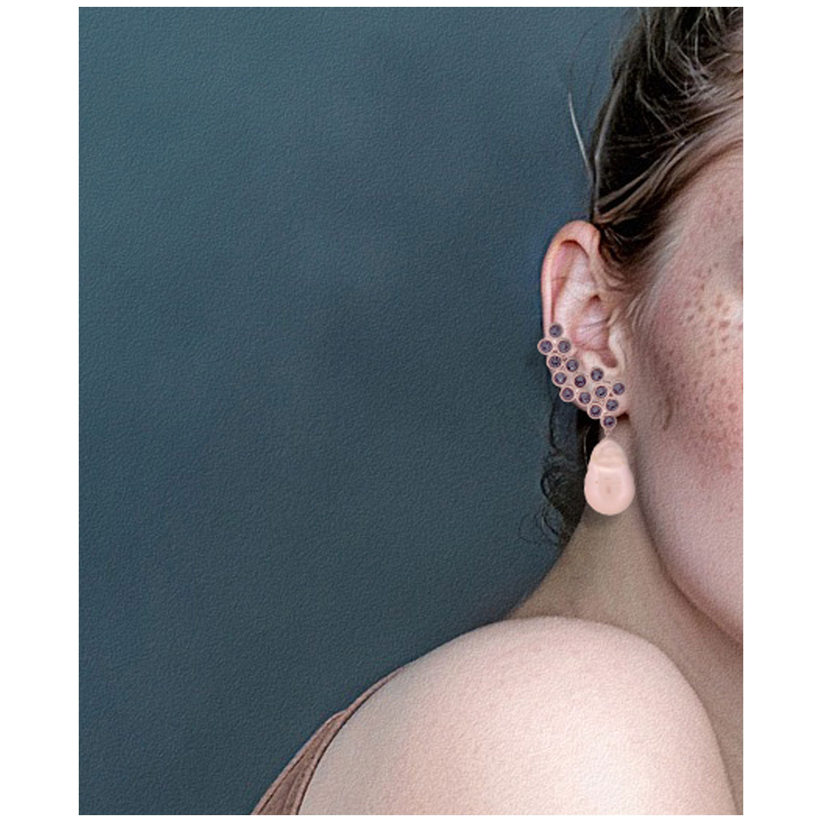pink Pearl Earcuff
