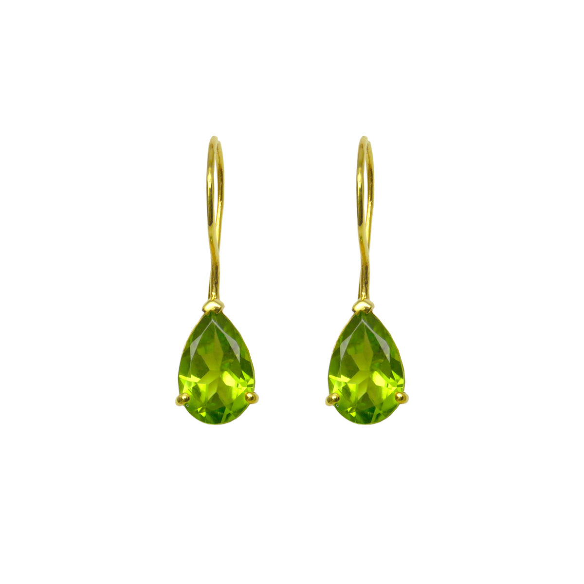 Peridot Drop Earrings