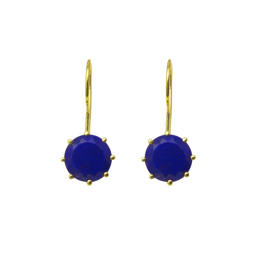 Lapiz Lazuli Simple earrings
