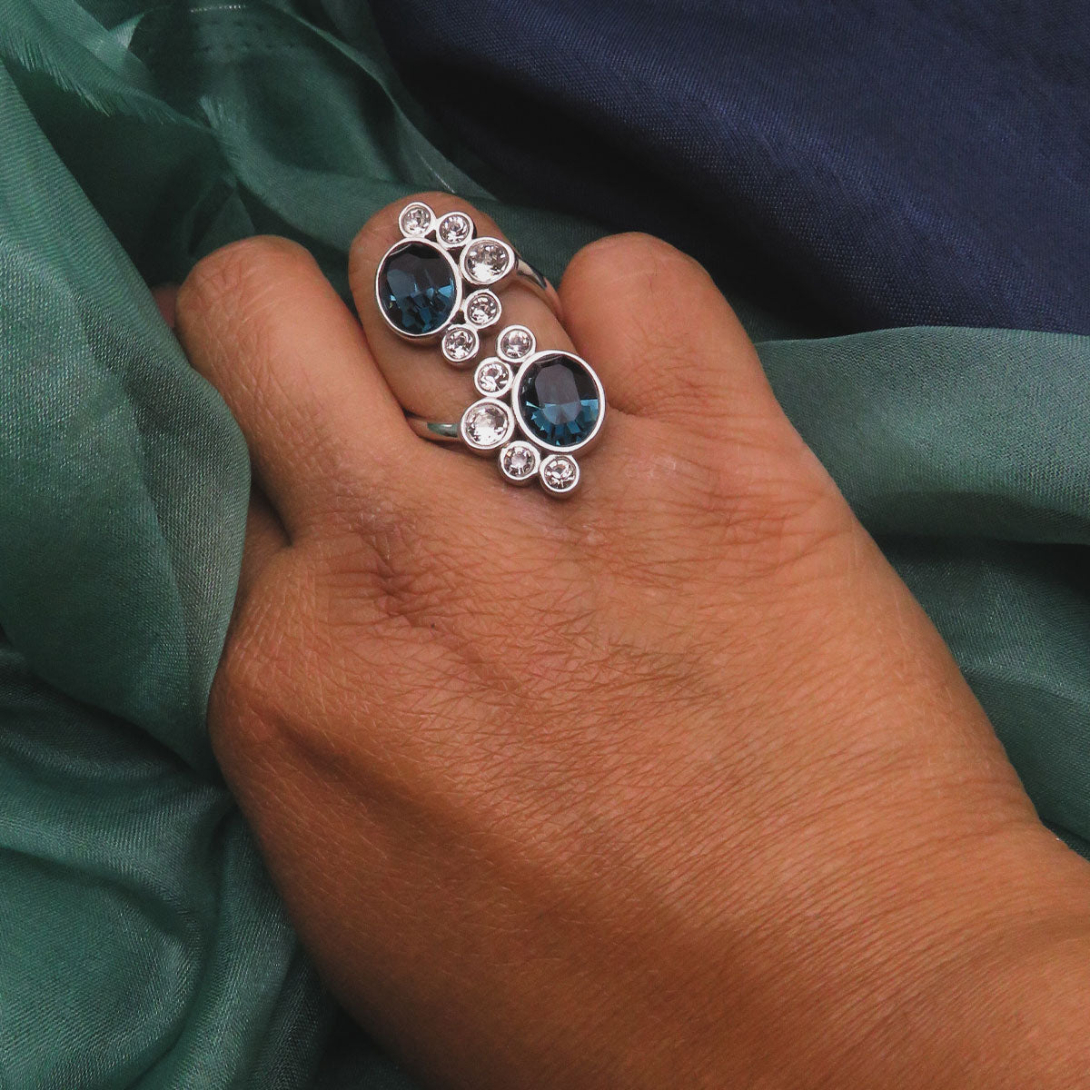 Twin Seafoam Ring