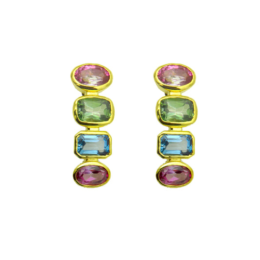 Topaz Mini Hoops